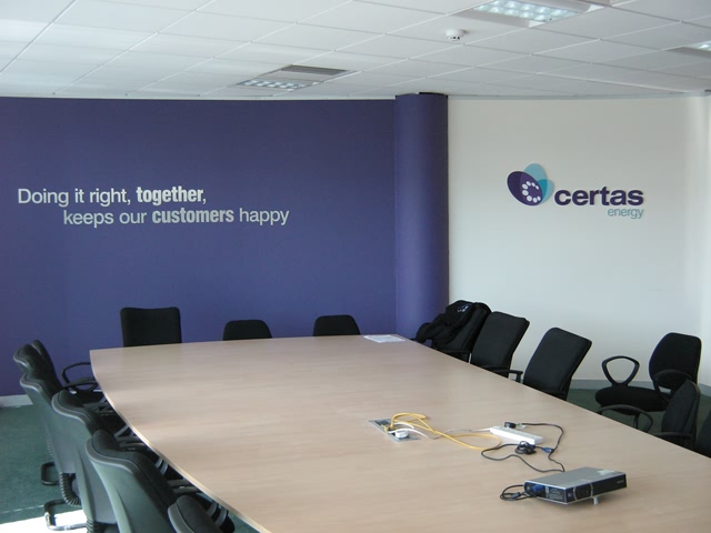 Photo of interior sign